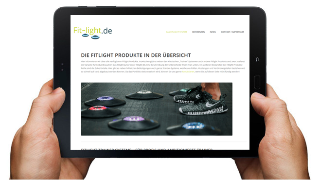 tablet fit-light.de Produkte